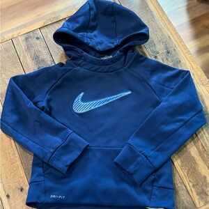 Nike Kids Navy Blue Dri-FIT Hoodie